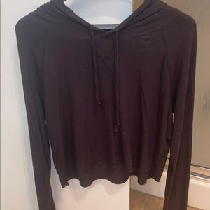 Hollister crop hoodie